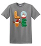 Epic Adult/Youth Christmas LOVE Cookie Snowman Tree Santa Cotton Graphic T-Shirts