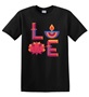 Epic Adult/Youth Diwali LOVE Festival of Lights Rama Cotton Graphic T-Shirts