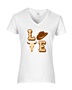 Epic Ladies Western LOVE Country Cowboy V-Neck Graphic T-Shirts
