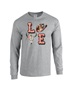 Epic Pink Western LOVE Country Cowboy Long Sleeve Cotton Graphic T-Shirts