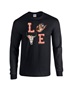 Epic Pink Western LOVE Country Cowboy Long Sleeve Cotton Graphic T-Shirts