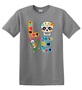 Epic Adult/Youth LOVE Sugar Skulls Mexico Day of the Dead Cotton Graphic T-Shirts