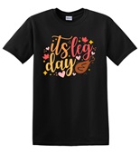 Epic Adult/Youth Its Leg Day Gains Thanksgiving Feast Cotton Graphic T-Shirts