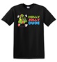 Epic Adult/Youth Holly Jolly Dude Christmas Tree Cotton Graphic T-Shirts