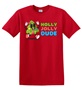 Epic Adult/Youth Holly Jolly Dude Christmas Tree Cotton Graphic T-Shirts