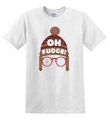 Epic Adult/Youth Oh Fudge Shoot Your Eye Christmas Story Cotton Graphic T-Shirts