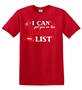 Epic Adult/Youth I Can Get You On The Naughty List White Cotton Graphic T-Shirts