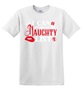 Epic Adult/Youth I Can Get You On The Naughty List White Cotton Graphic T-Shirts