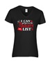 Epic Ladies I Can Get You On The Naughty List White V-Neck Graphic T-Shirts