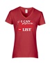 Epic Ladies I Can Get You On The Naughty List White V-Neck Graphic T-Shirts