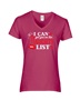 Epic Ladies I Can Get You On The Naughty List White V-Neck Graphic T-Shirts