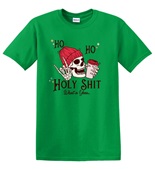 Epic Adult/Youth Ho Ho Holy Shit What A Year Cotton Graphic T-Shirts
