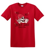 Epic Adult/Youth Ho Ho Holy Shit What A Year Cotton Graphic T-Shirts