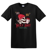 Epic Adult/Youth Ho Ho Holy Shit What A Year Colorful Cotton Graphic T-Shirts