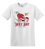 Epic Adult/Youth Ho Ho Holy Shit What A Year Colorful Cotton Graphic T-Shirts