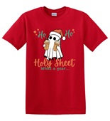 Epic Adult/Youth Ho Ho Holy Sheet What A Year Coffee Cotton Graphic T-Shirts