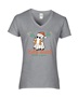 Epic Ladies Ho Ho Holy Sheet What A Year Coffee V-Neck Graphic T-Shirts