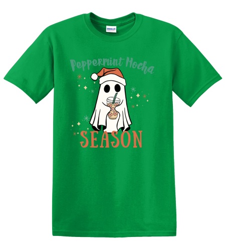 Epic Adult/Youth Peppermint Mocha Season Cotton Graphic T-Shirts. Free shipping.  Some exclusions apply.