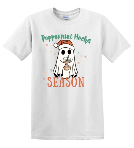 Epic Adult/Youth Peppermint Mocha Season Cotton Graphic T-Shirts. Free shipping.  Some exclusions apply.