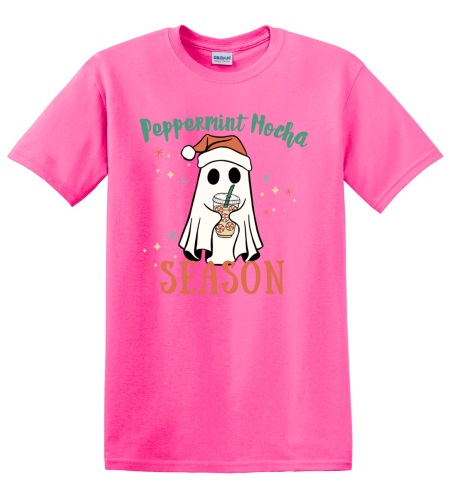 Epic Adult/Youth Peppermint Mocha Season Cotton Graphic T-Shirts. Free shipping.  Some exclusions apply.