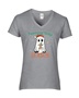 Epic Ladies Peppermint Mocha Season V-Neck Graphic T-Shirts