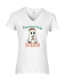 Epic Ladies Peppermint Mocha Season V-Neck Graphic T-Shirts