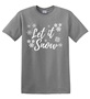 Epic Adult/Youth Let it Snow white winter season Cotton Graphic T-Shirts