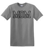 Epic Adult/Youth MOM varsity sports number one fan black Cotton Graphic T-Shirts