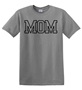 Epic Adult/Youth MOM varsity sports number one fan black Cotton Graphic T-Shirts