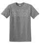 Epic Adult/Youth MOM varsity sports biggest fan gray Cotton Graphic T-Shirts