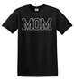 Epic Adult/Youth MOM varsity sports biggest fan gray Cotton Graphic T-Shirts