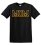 Epic Adult/Youth MOM varsity sports biggest fan yellow Cotton Graphic T-Shirts