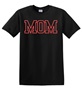 Epic Adult/Youth MOM varsity sports biggest fan red Cotton Graphic T-Shirts