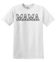 Epic Adult/Youth MAMA varsity sports biggest fan black Cotton Graphic T-Shirts