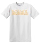 Epic Adult/Youth MAMA varsity sports biggest fan yellow Cotton Graphic T-Shirts