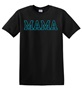 Epic Adult/Youth MAMA varsity sports biggest fan blue Cotton Graphic T-Shirts