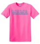 Epic Adult/Youth MAMA varsity sports biggest fan blue Cotton Graphic T-Shirts