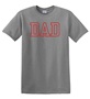 Epic Adult/Youth DAD varsity sports biggest fan red Cotton Graphic T-Shirts