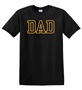 Epic Adult/Youth DAD varsity sports biggest fan yellow Cotton Graphic T-Shirts