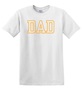 Epic Adult/Youth DAD varsity sports biggest fan yellow Cotton Graphic T-Shirts