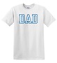 Epic Adult/Youth DAD varsity sports biggest fan blue Cotton Graphic T-Shirts