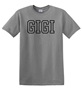 Epic Adult/Youth GIGI varsity sports biggest fan blk Cotton Graphic T-Shirts