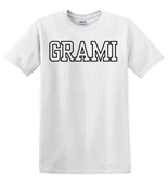 Epic Adult/Youth GRAMI varsity sports biggest fan blk Cotton Graphic T-Shirts