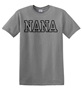 Epic Adult/Youth NANA  varsity sports biggest fan blk Cotton Graphic T-Shirts