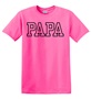 Epic Adult/Youth PAPA varsity sports biggest fan blk Cotton Graphic T-Shirts