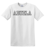 Epic Adult/Youth ABUELA varsity sports biggest fan blk Cotton Graphic T-Shirts