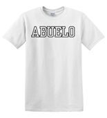 Epic Adult/Youth ABUELO varsity sports biggest fan blk Cotton Graphic T-Shirts