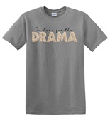 Epic Adult/Youth I'm Here for the Drama Popcorn Cotton Graphic T-Shirts