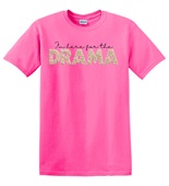 Epic Adult/Youth I'm Here for the Drama Popcorn Cotton Graphic T-Shirts