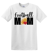 Epic Adult/Youth Football Mom Love Cotton Graphic T-Shirts